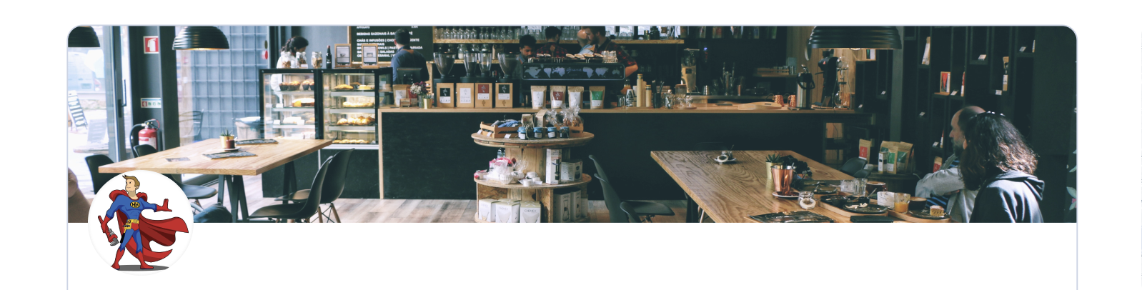 Banner image experiment on business SEO page