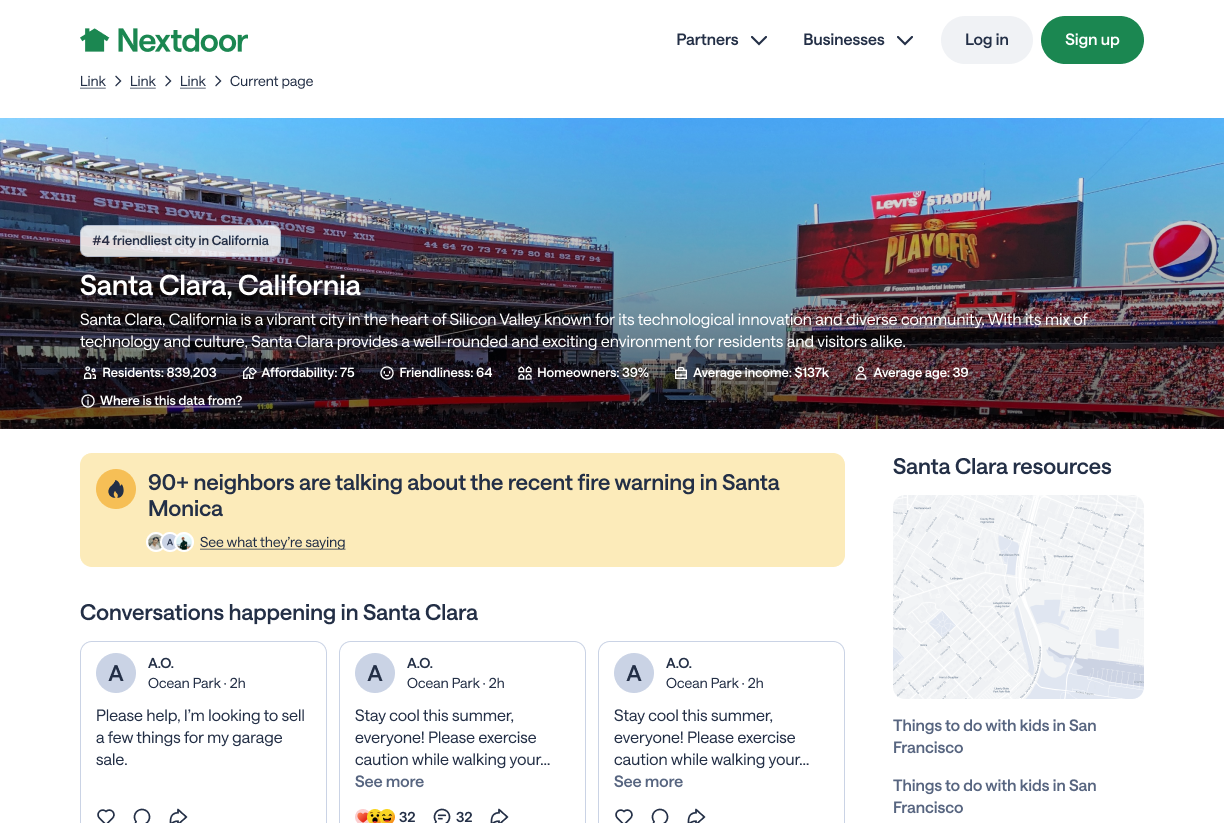 Contextual alert banner, the shipped design